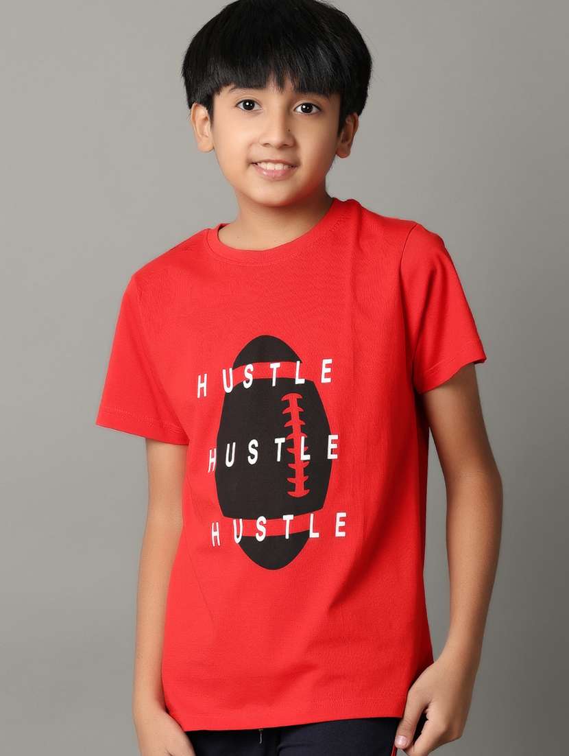 boys short sleeve typographic t-shirt - 21303853 -  Standard Image - 1