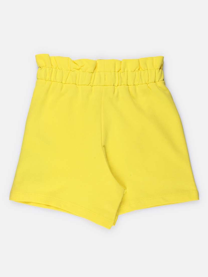 kids yellow cotton shorts - 21304051 -  Standard Image - 1