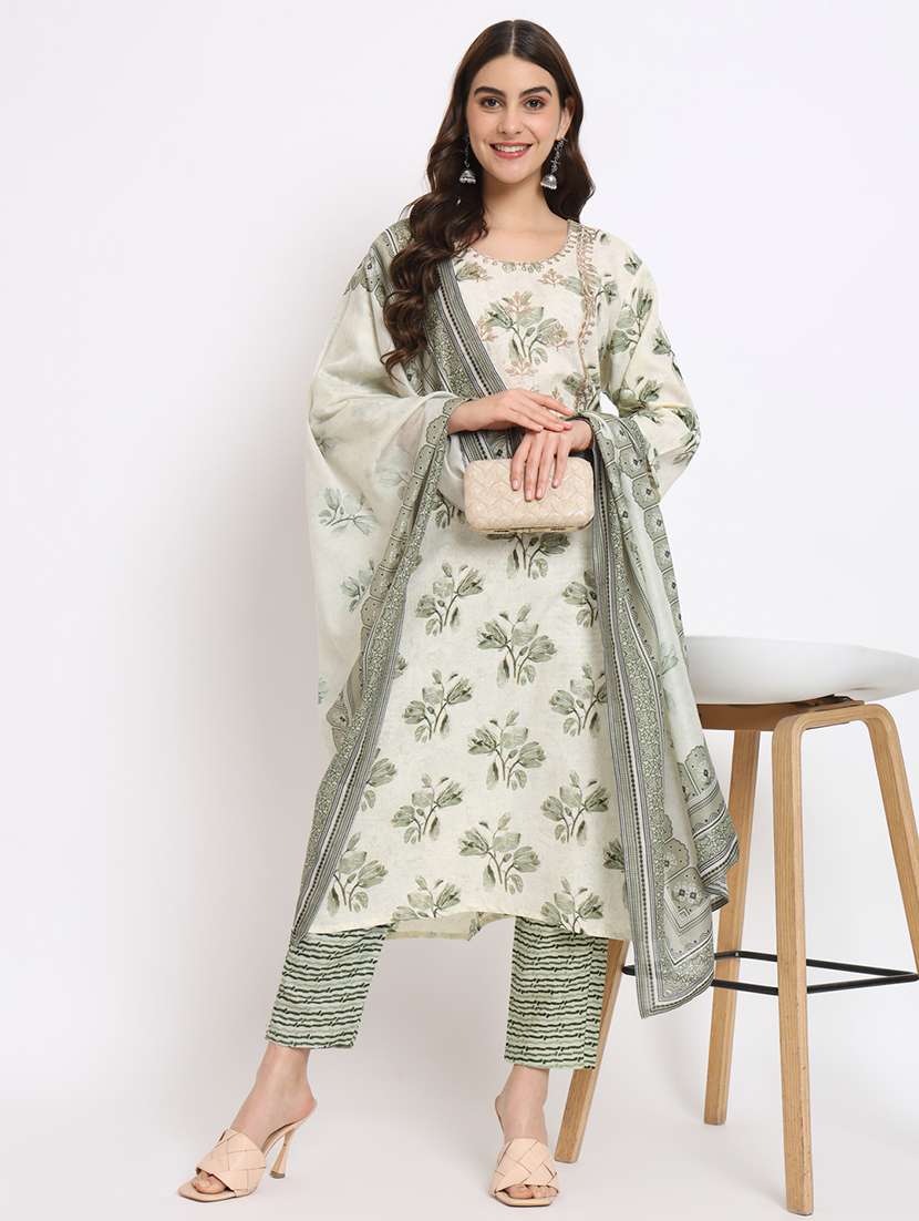 women kurta pant set with dupatta - 21304160 -  Standard Image - 1