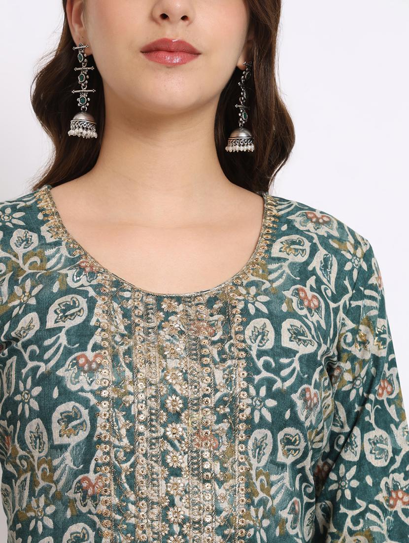 women kurta pant set with dupatta - 21304167 - Standard Image - 6