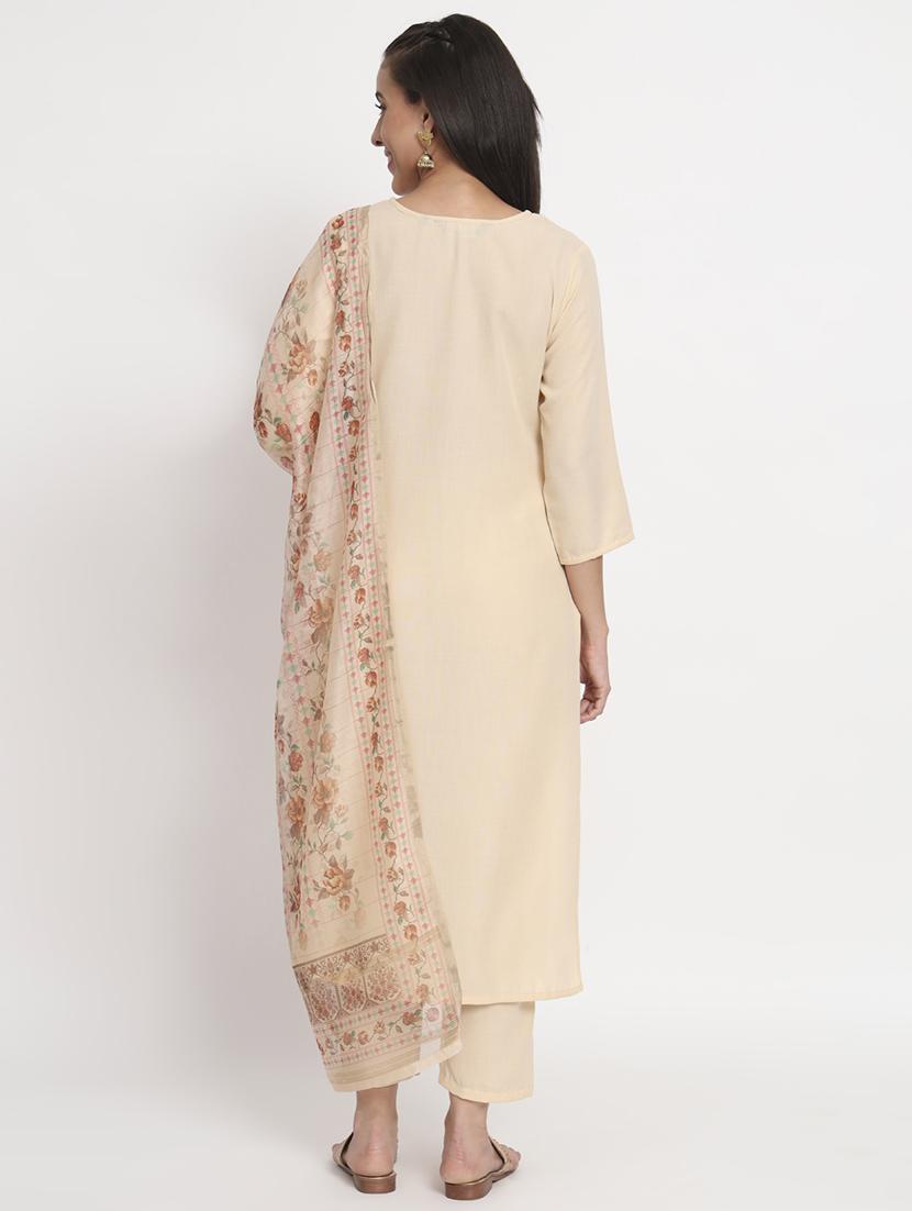 women kurta pant set with dupatta - 21304215 - Standard Image - 4