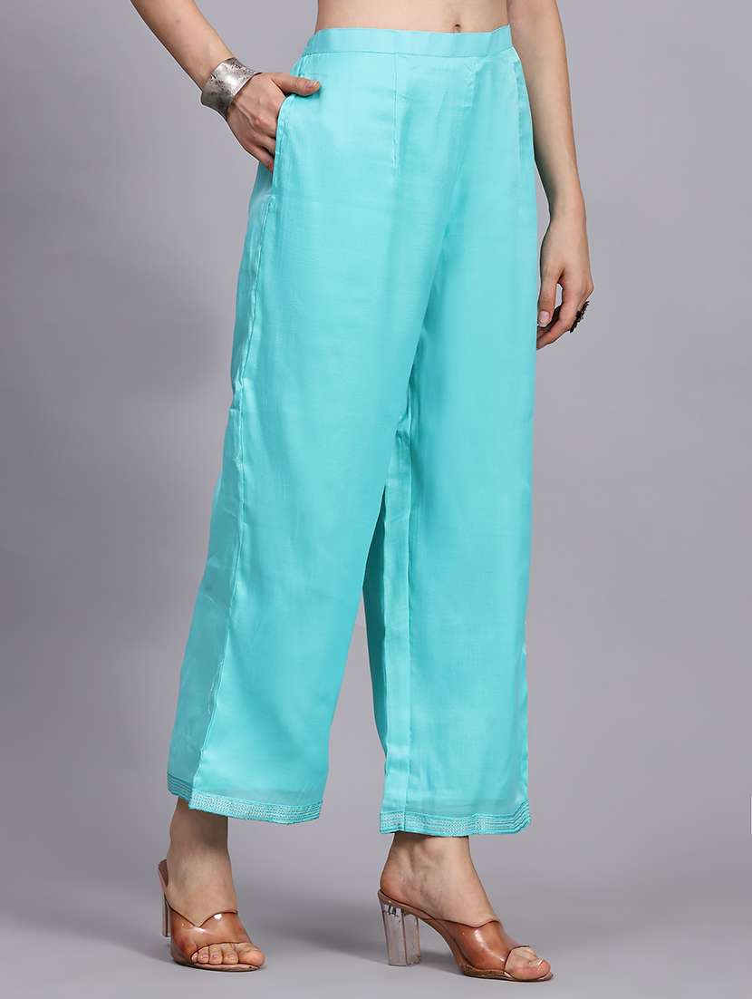 women three quarter sleeve kurta pant with dupatta set - 21304235 -  Standard Image - 6