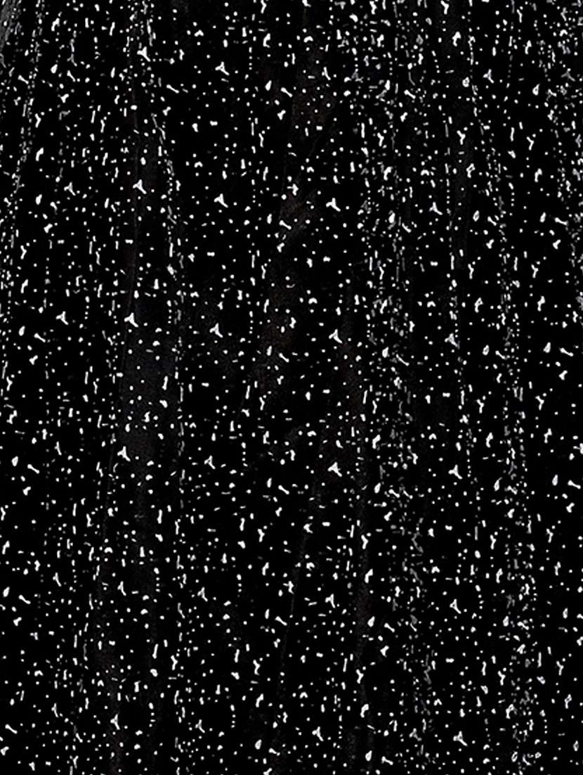 women black round neck semi-stitched gown - 21304263 -  Standard Image - 4