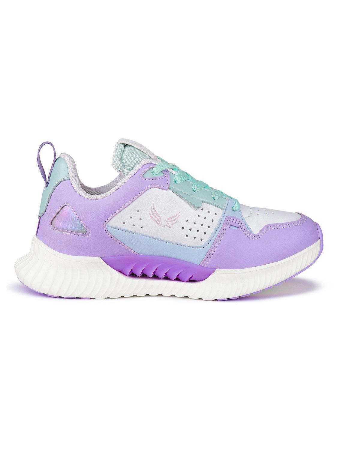 purple lace-up sports shoes - 21304854 -  Standard Image - 1