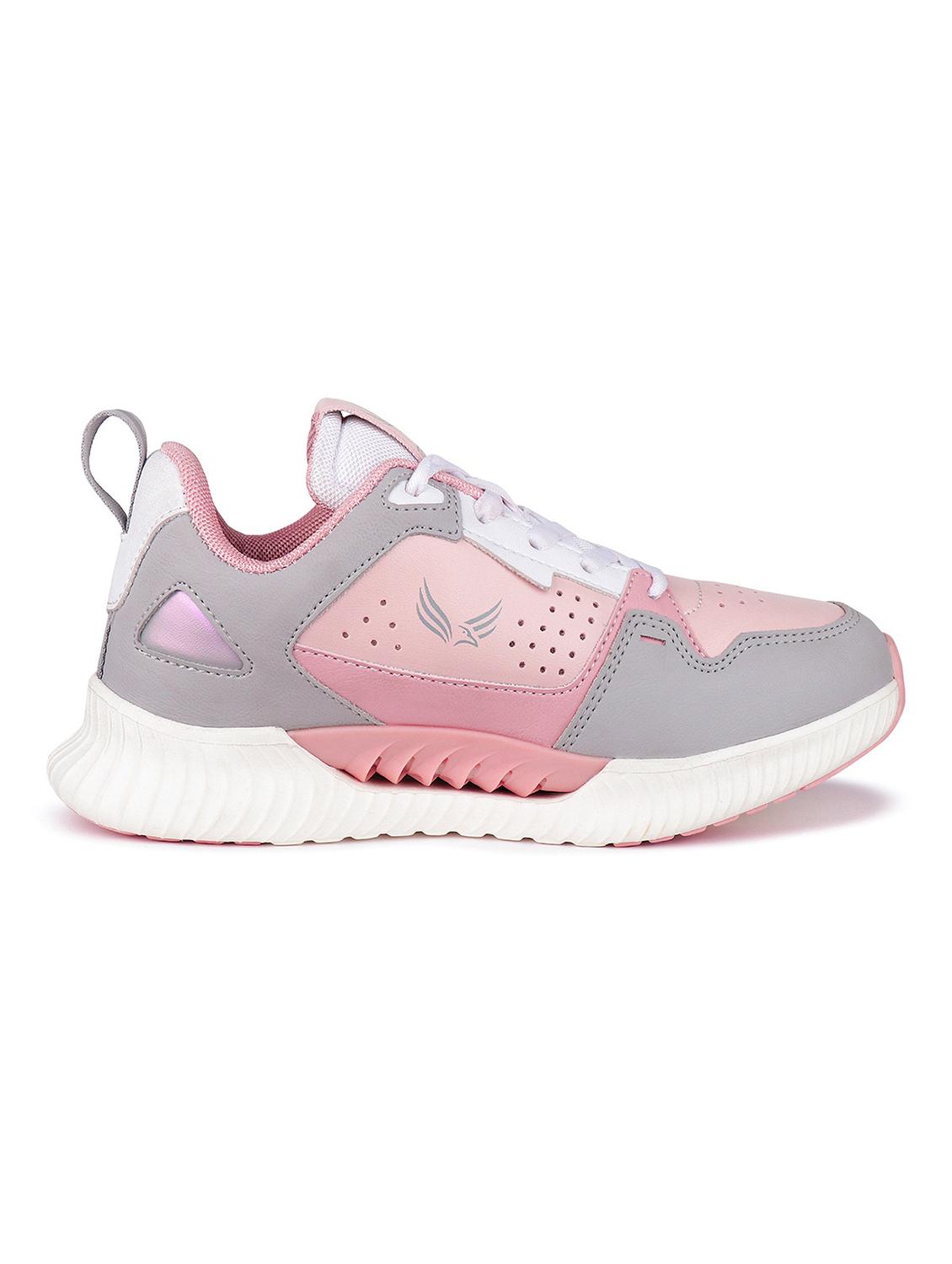 pink lace-up sports shoes - 21304856 - Standard Image - 1