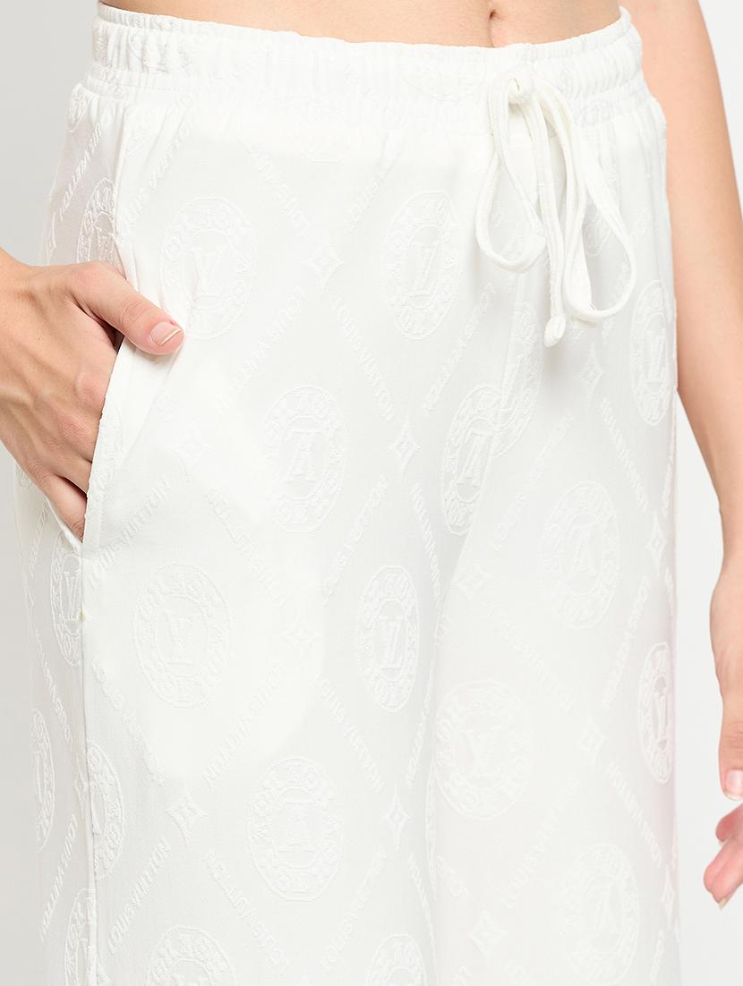 women solid pyjama nightwear set - 21305033 - Standard Image - 6