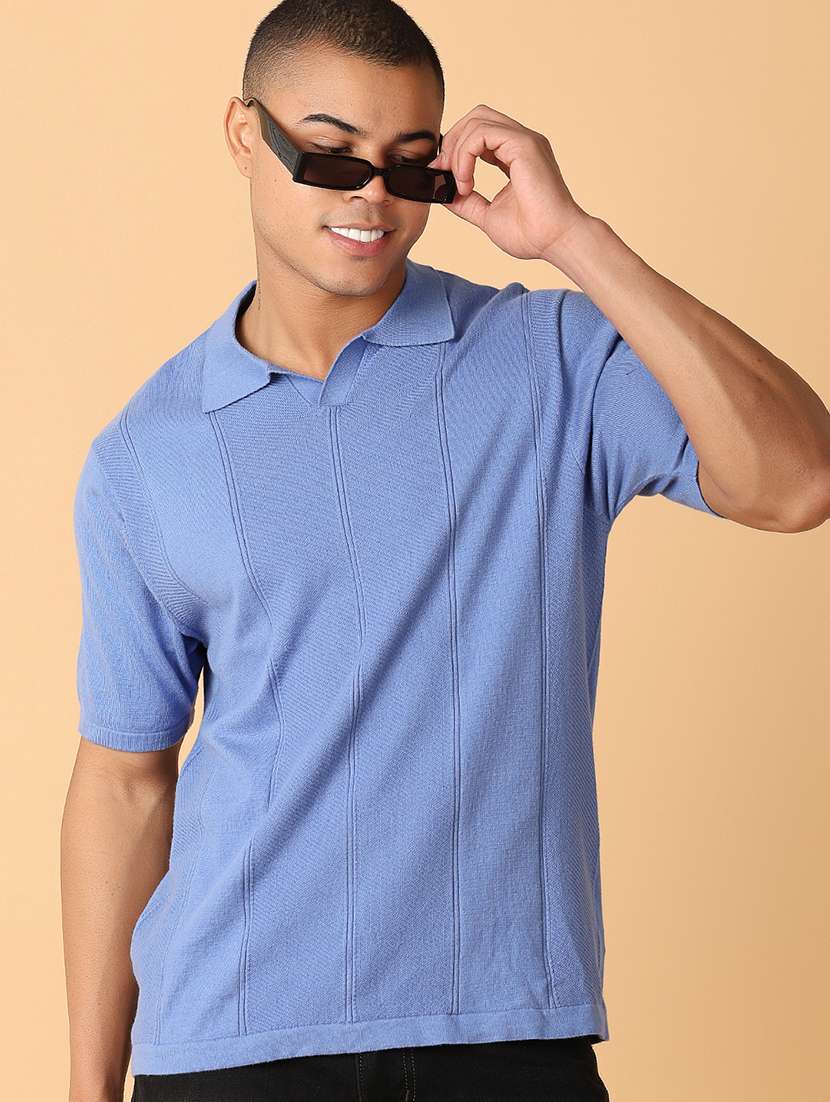 men solid short sleeves polo t-shirt - 21305544 -  Standard Image - 1