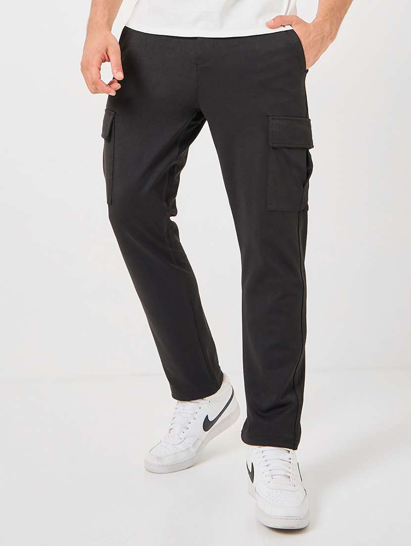 men black solid cargo