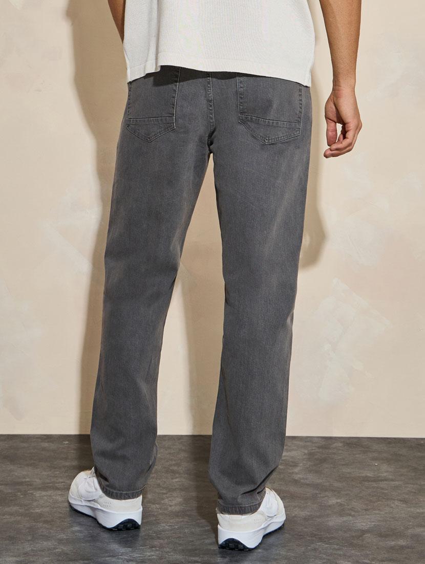 men solid mid rise straight fit jean - 21307625 -  Standard Image - 1