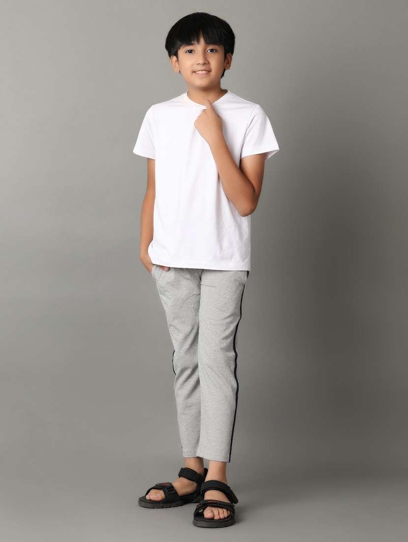 grey melange tapered track wear - 21307682 - Standard Image - 4