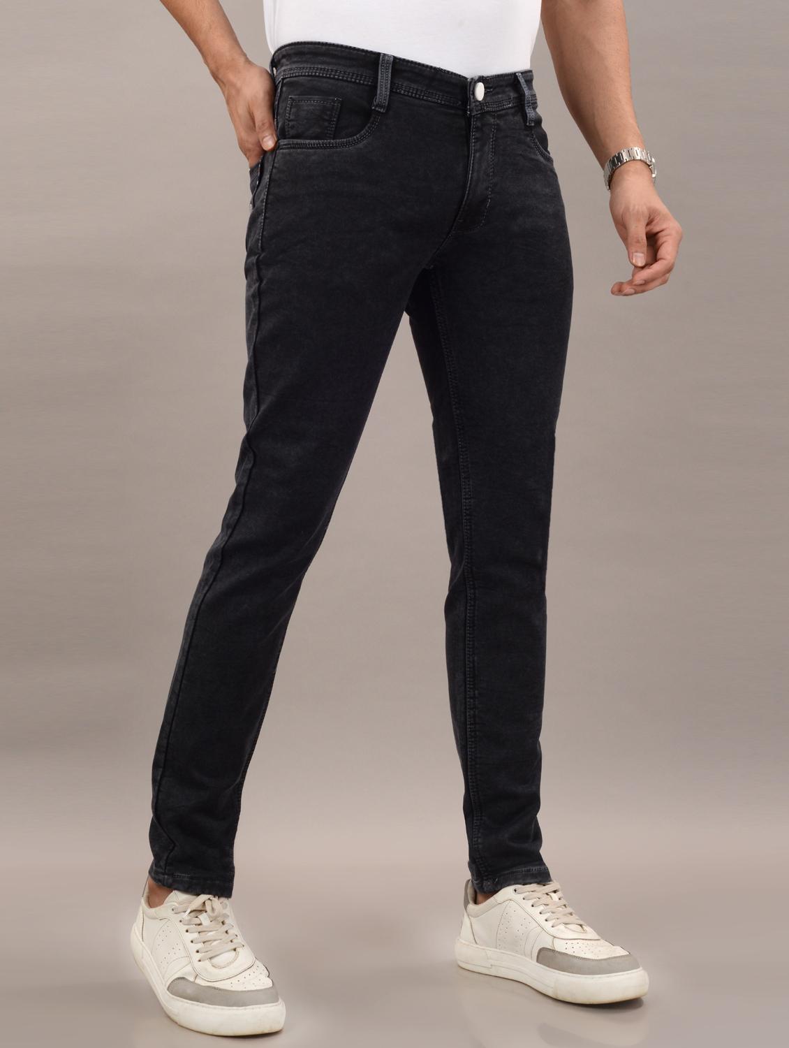 men mid rise plain jeans - 21307996 -  Standard Image - 1