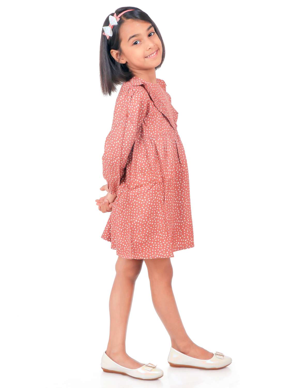 brown cotton frock - 21308251 -  Standard Image - 1