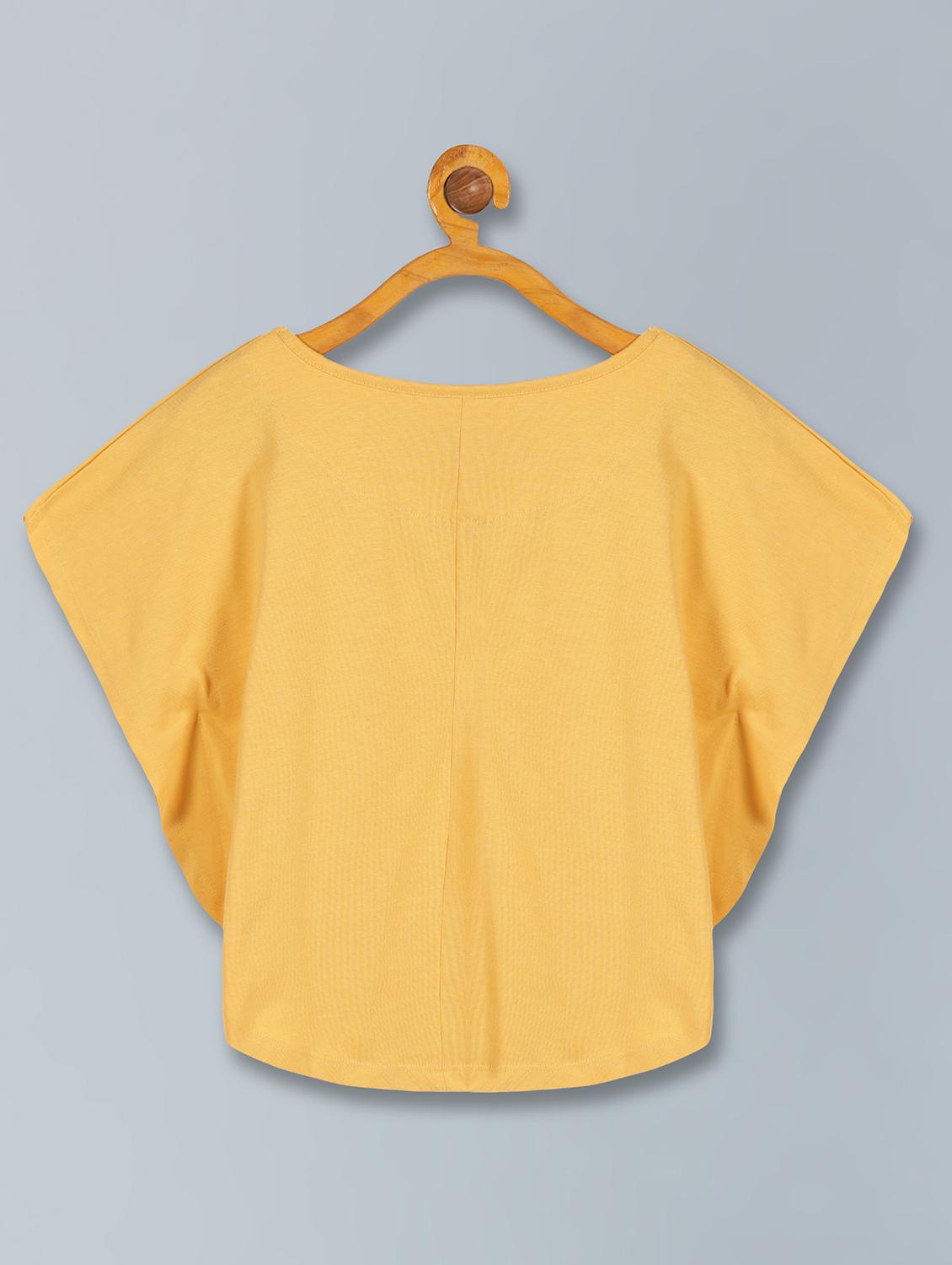kids yellow viscose top - 21308330 - Standard Image - 1