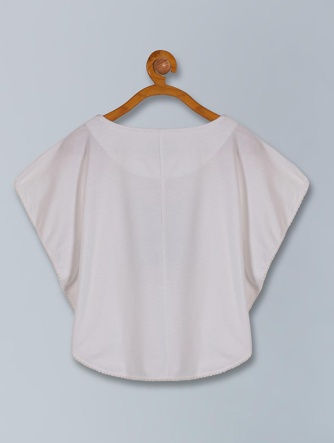 kids white viscose top - 21308331 -  Standard Image - 1