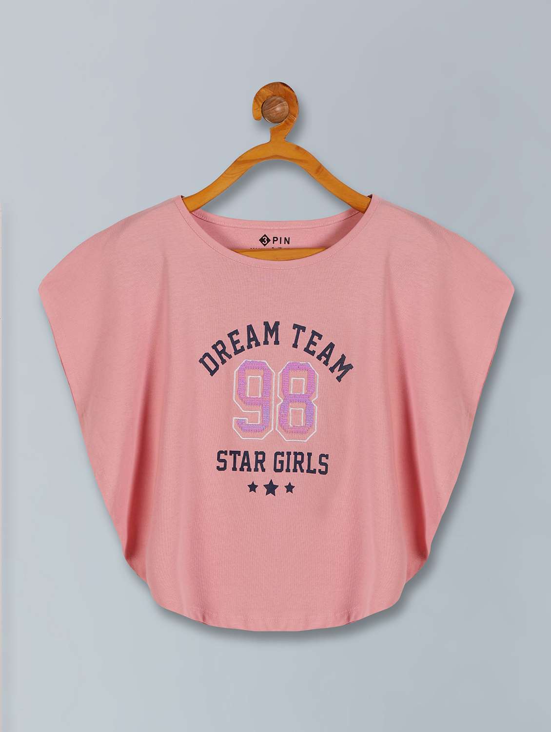kids flared sleeves typographic tops