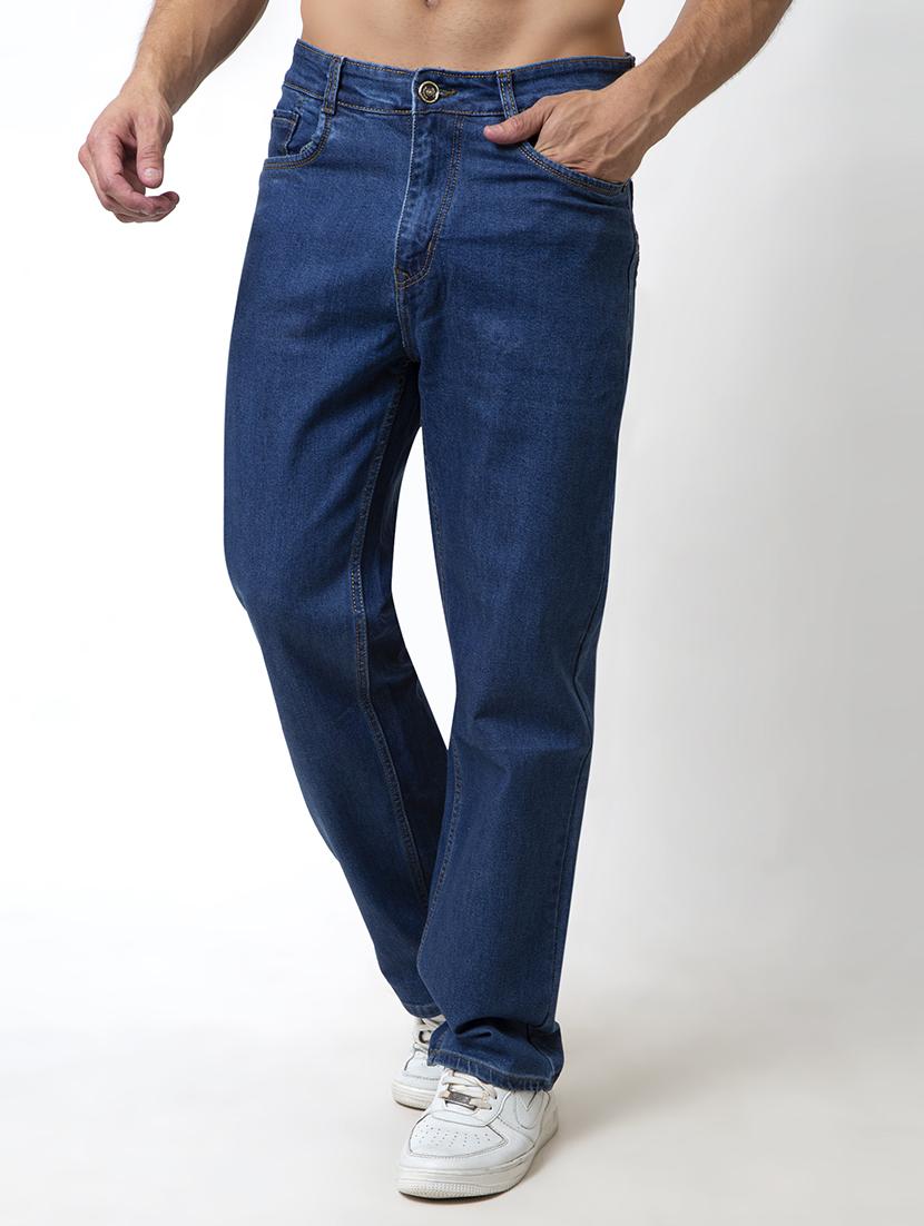 men solid mid rise straight jean - 21308378 -  Standard Image - 1