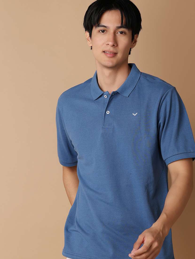 men polo neck short sleeves t-shirt - 21308425 -  Standard Image - 1