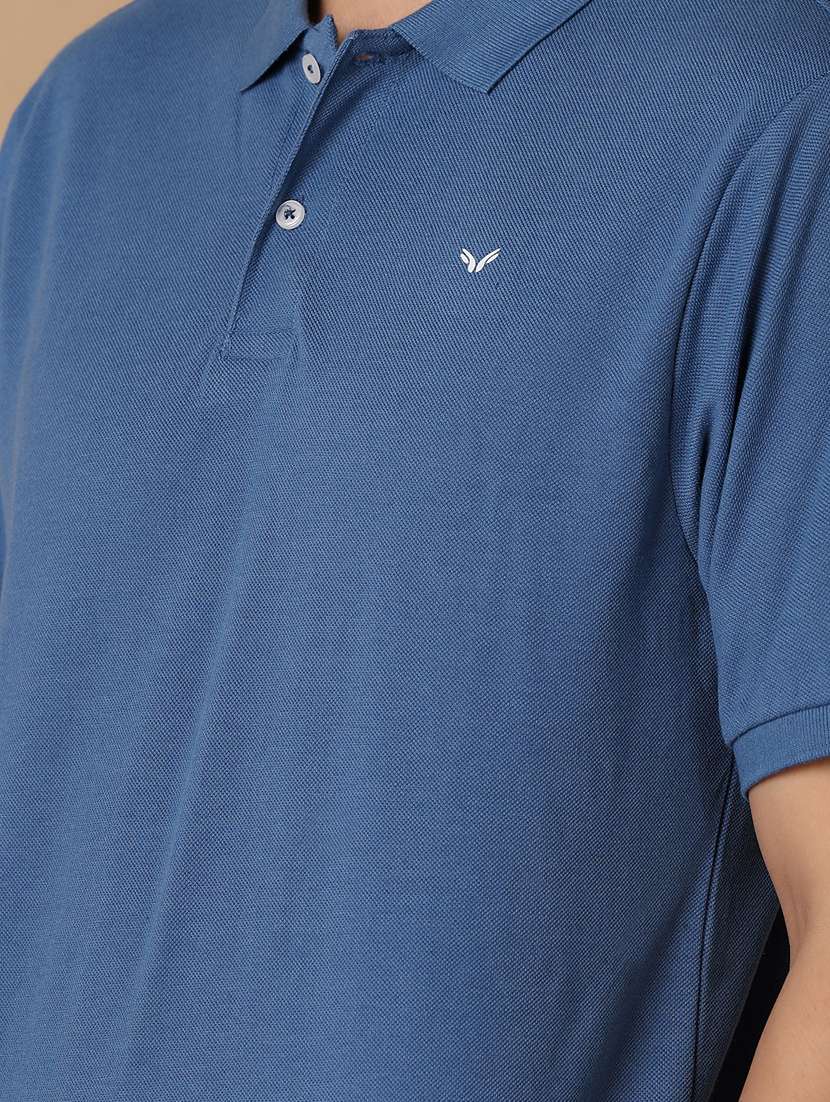 men polo neck short sleeves t-shirt - 21308425 -  Standard Image - 4