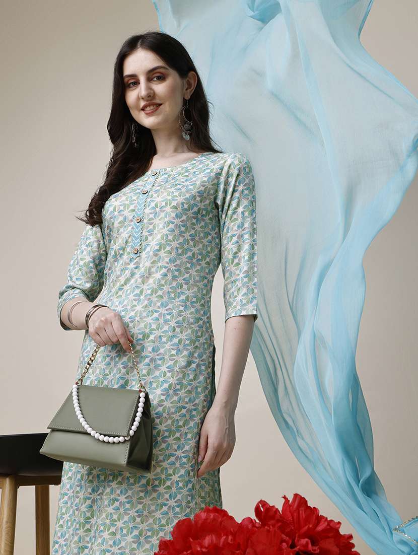 women white kurta dupatta set - 21308992 - Standard Image - 4