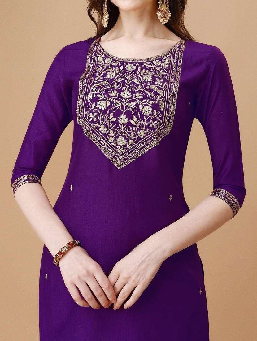 women kurta pant set with dupatta - 21309023 -  Standard Image - 4