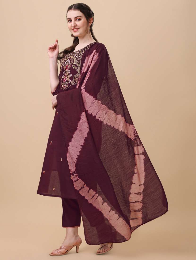 women kurta pant set with dupatta - 21309061 -  Standard Image - 1