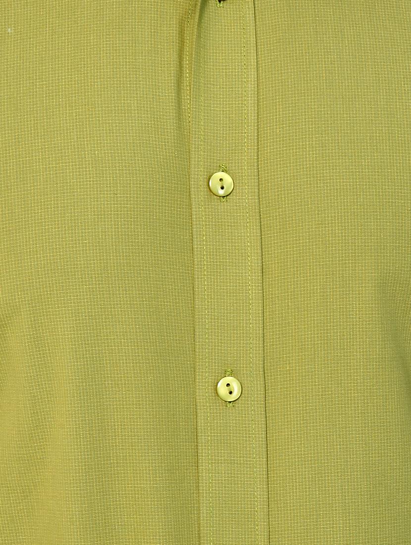 men long sleeved solid casual shirt - 21309319 - Standard Image - 4