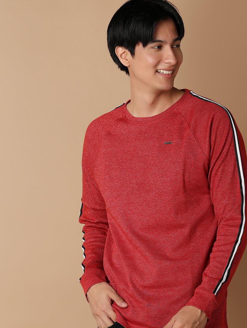 men taped long sleeve t-shirt - 21311051 - Standard Image - 1