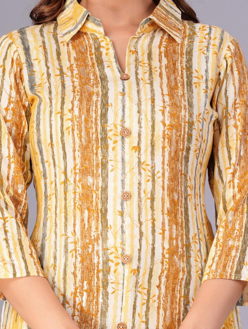 women three quarter sleeve straight kurta - 21313601 - Standard Image - 6