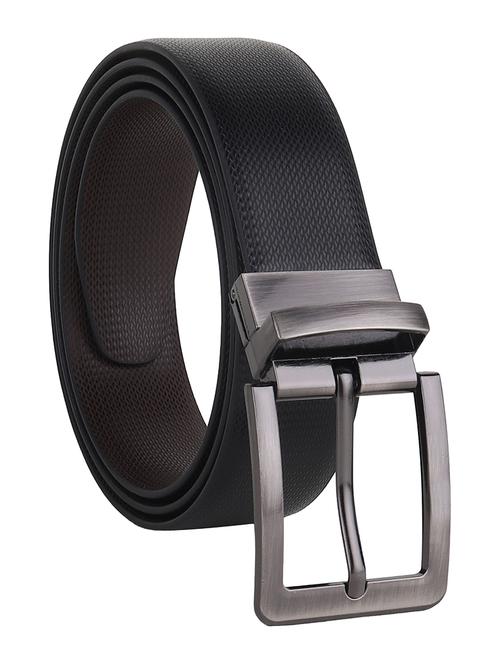 black leather belt - 21313802 - Standard Image - 0