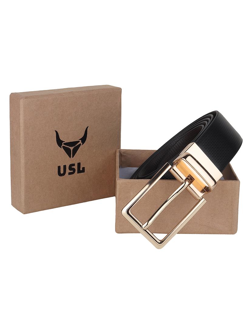 black leather belt - 21313807 - Standard Image - 1