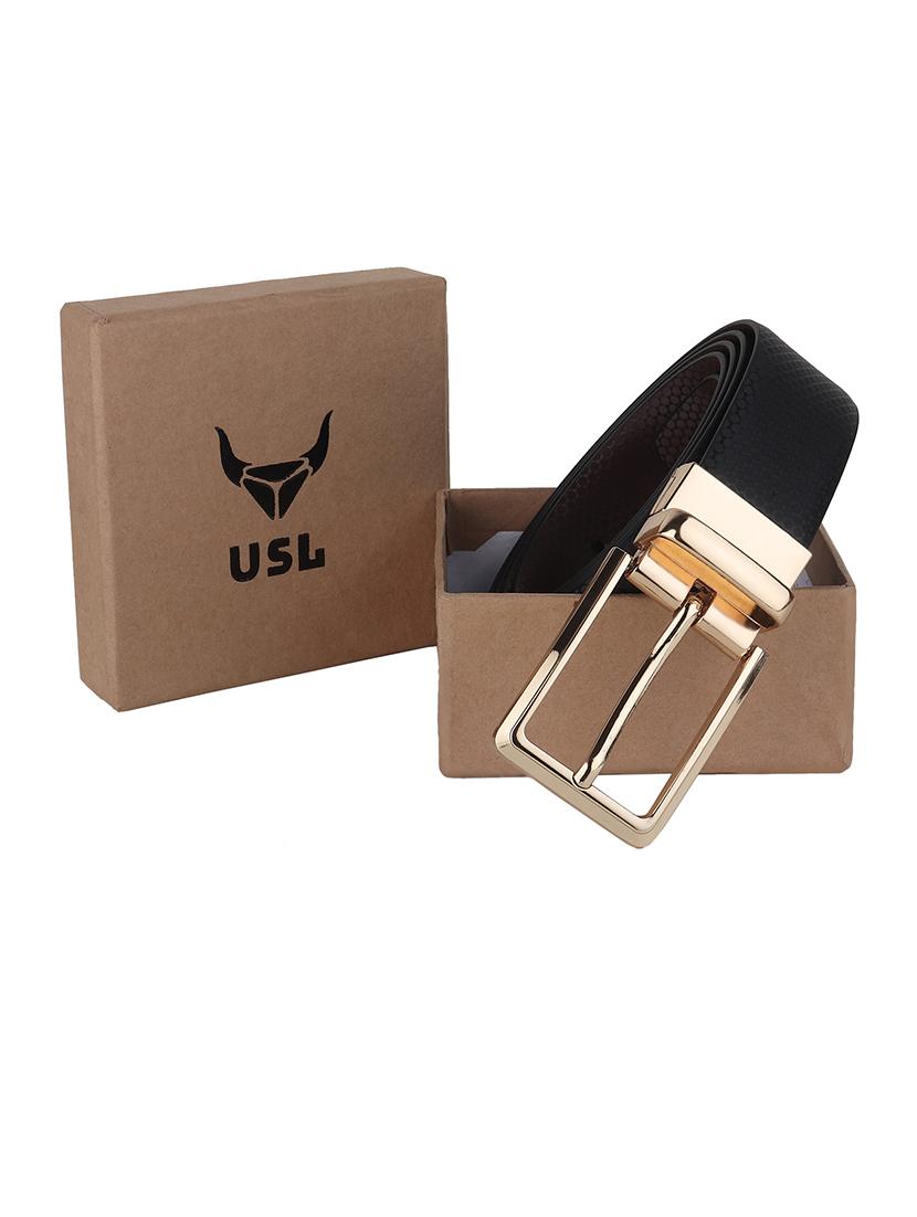 black leather belt - 21313809 - Standard Image - 1