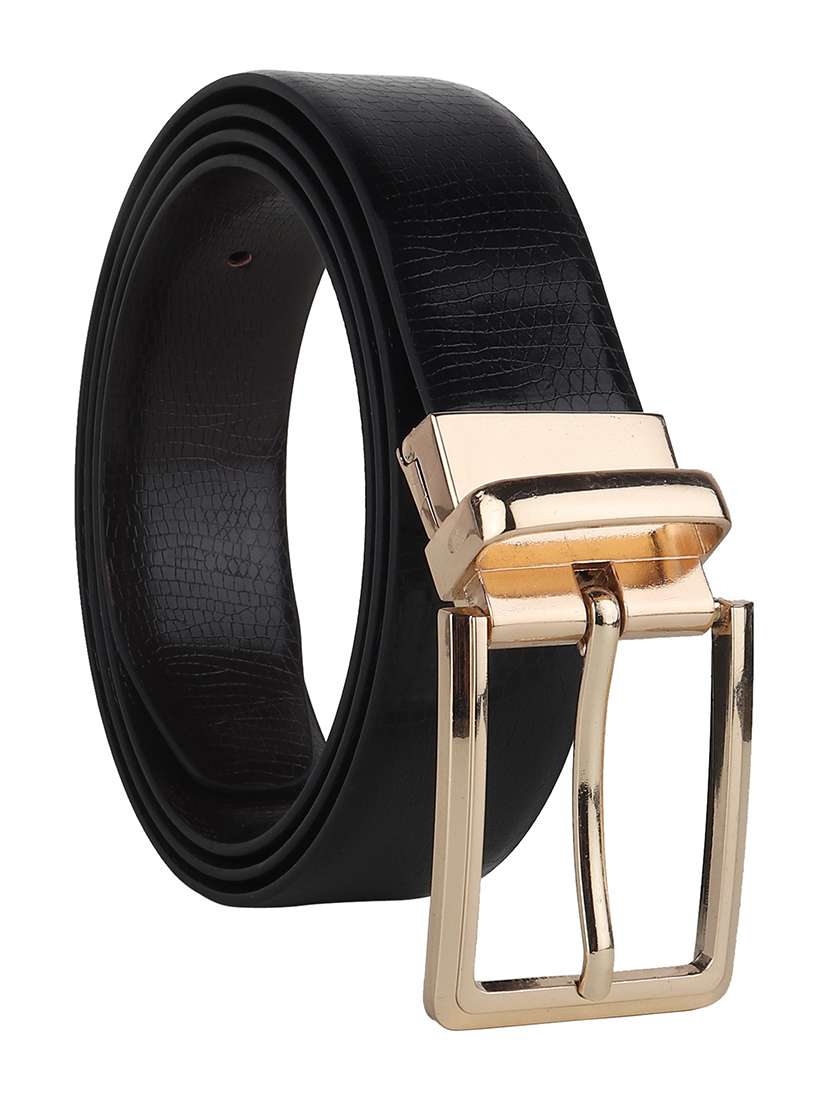 black leather belt - 21313810 -  Zoom Image - 0