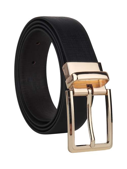 black leather belt - 21313811 - Standard Image - 0