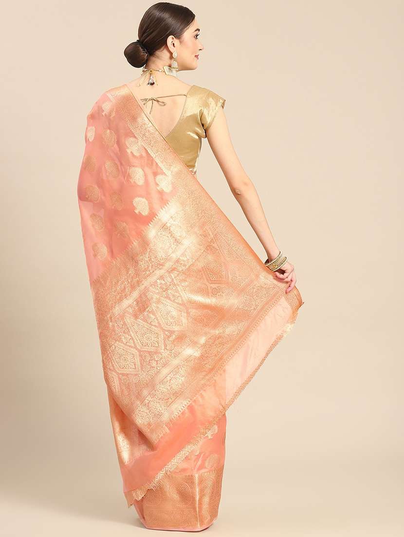 women self design banarasi saree with blouse - 21317649 -  Standard Image - 1