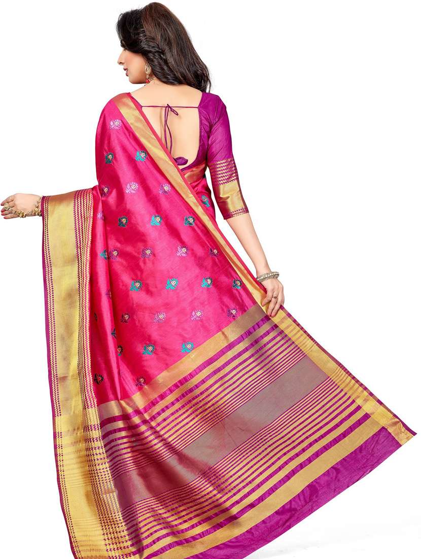 women self design banarasi saree with blouse - 21317697 -  Standard Image - 1
