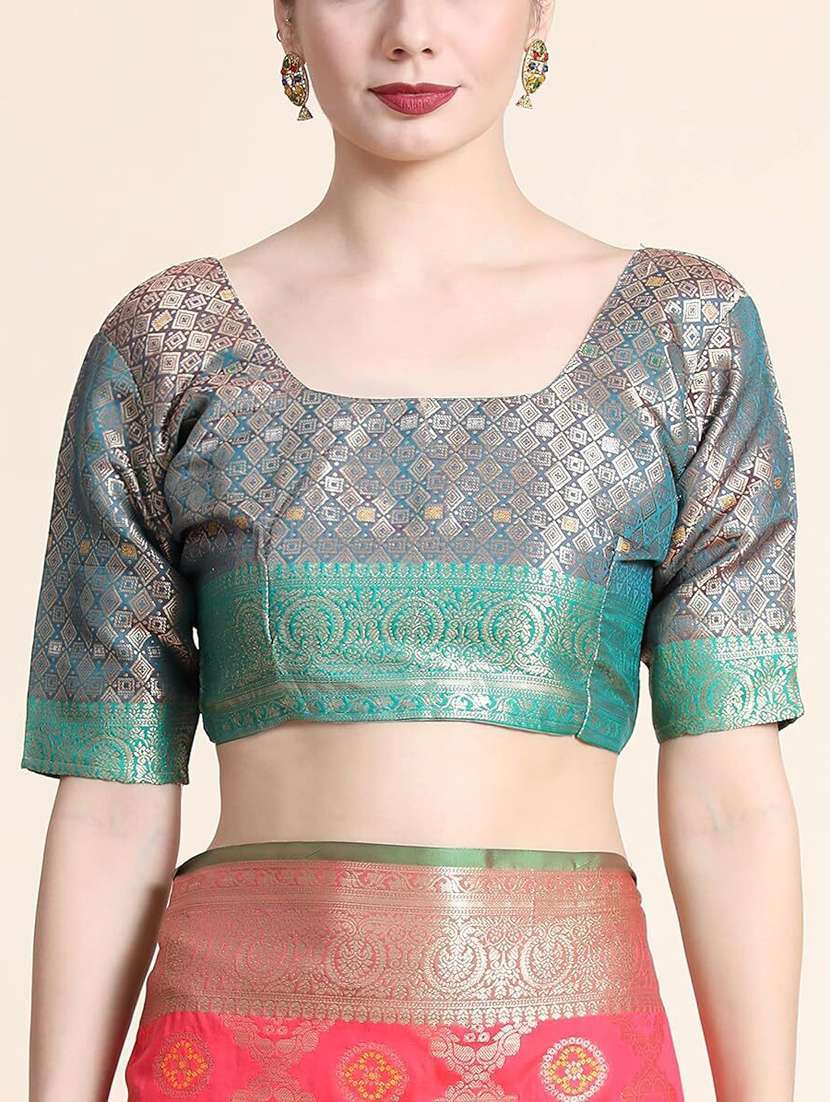 women self design patola saree with blouse - 21317712 - Standard Image - 1