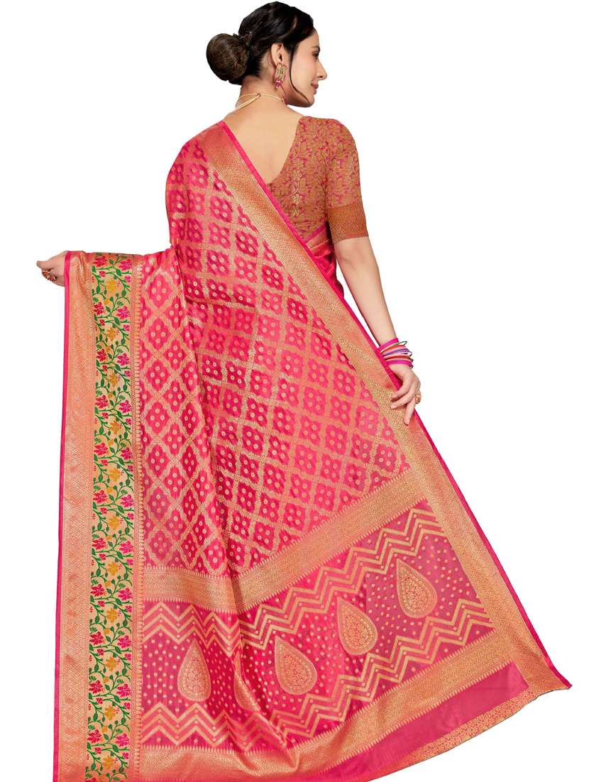 women self design banarasi saree with blouse - 21317724 -  Standard Image - 1