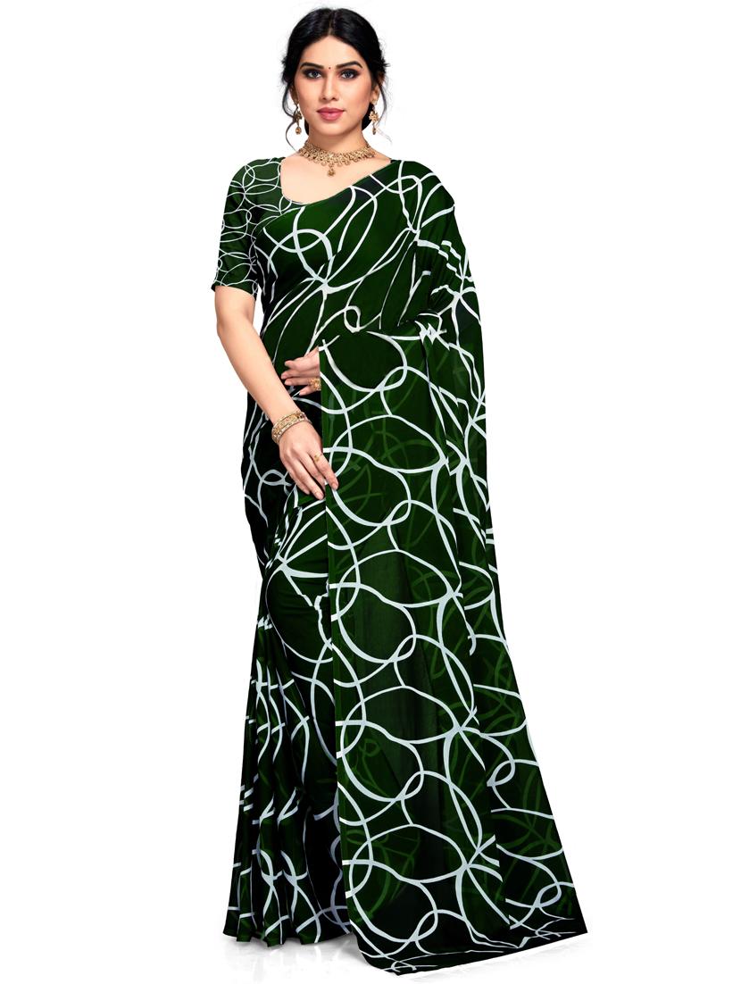 women pack of 2 printed saree with blouse - 21317745 -  Standard Image - 1
