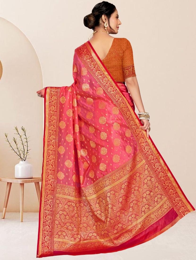 women self design banarasi saree with blouse - 21317763 - Standard Image - 1