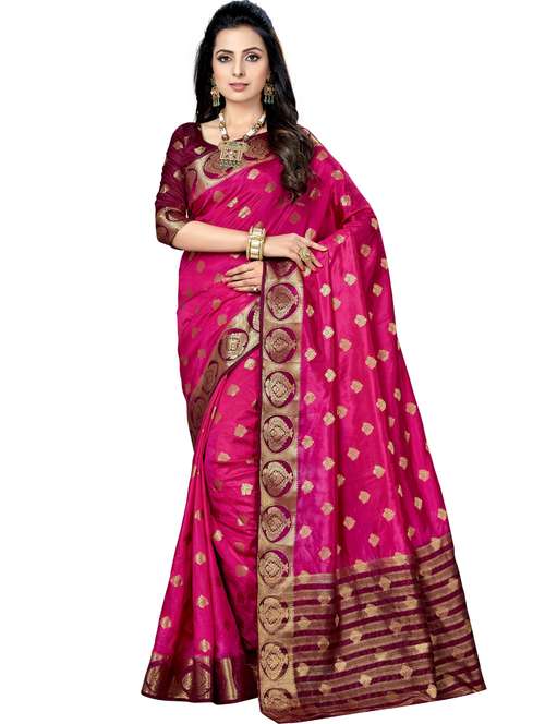 women self design banarasi saree with blouse - 21317835 - Standard Image - 0