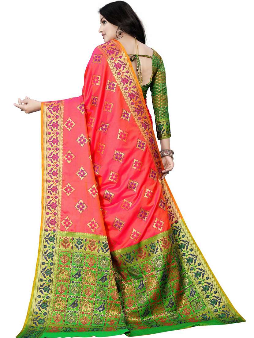 women self design banarasi saree with blouse - 21317891 -  Standard Image - 1