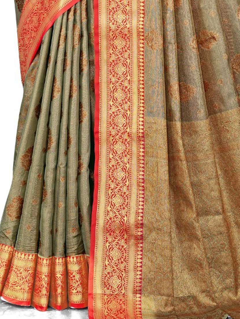 women self design banarasi saree with blouse - 21317892 -  Standard Image - 1