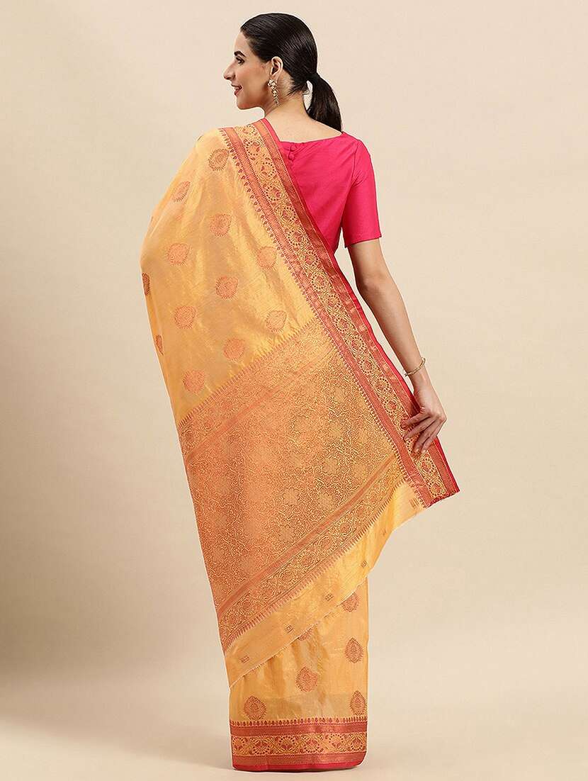 women self design banarasi saree with blouse - 21317955 -  Standard Image - 1