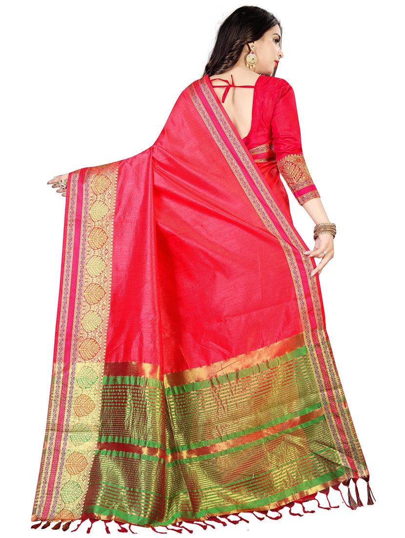 women self design kanjivaram saree with blouse - 21317985 -  Standard Image - 1