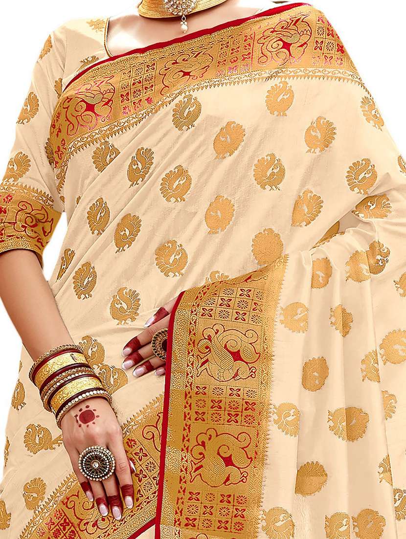 women self design kanjivaram saree with blouse - 21318010 -  Standard Image - 4