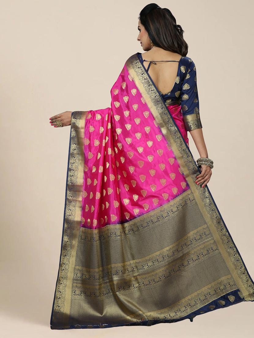 women self design kanjivaram saree with blouse - 21318015 - Standard Image - 1