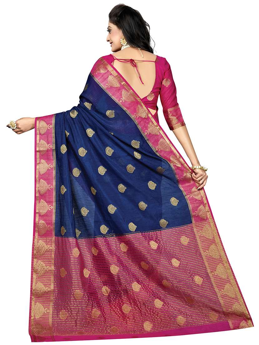 women self design banarasi saree with blouse - 21318061 -  Standard Image - 1