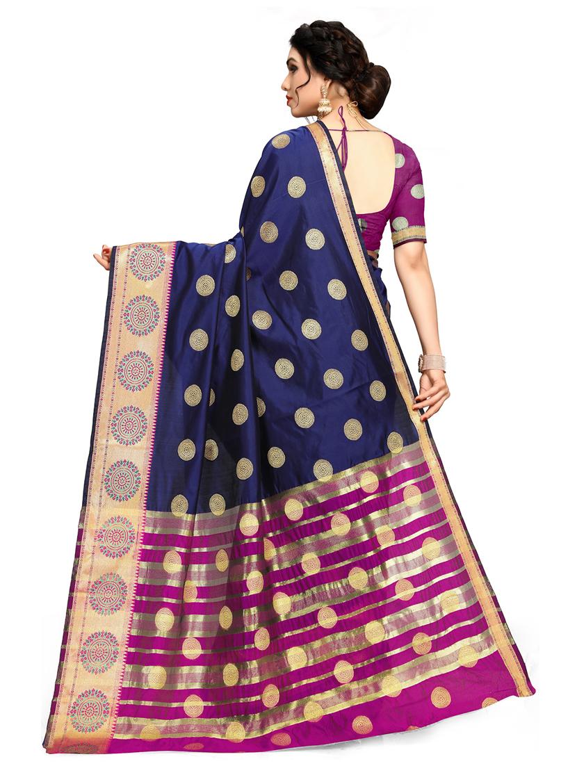 women self design banarasi saree with blouse - 21318111 -  Standard Image - 1