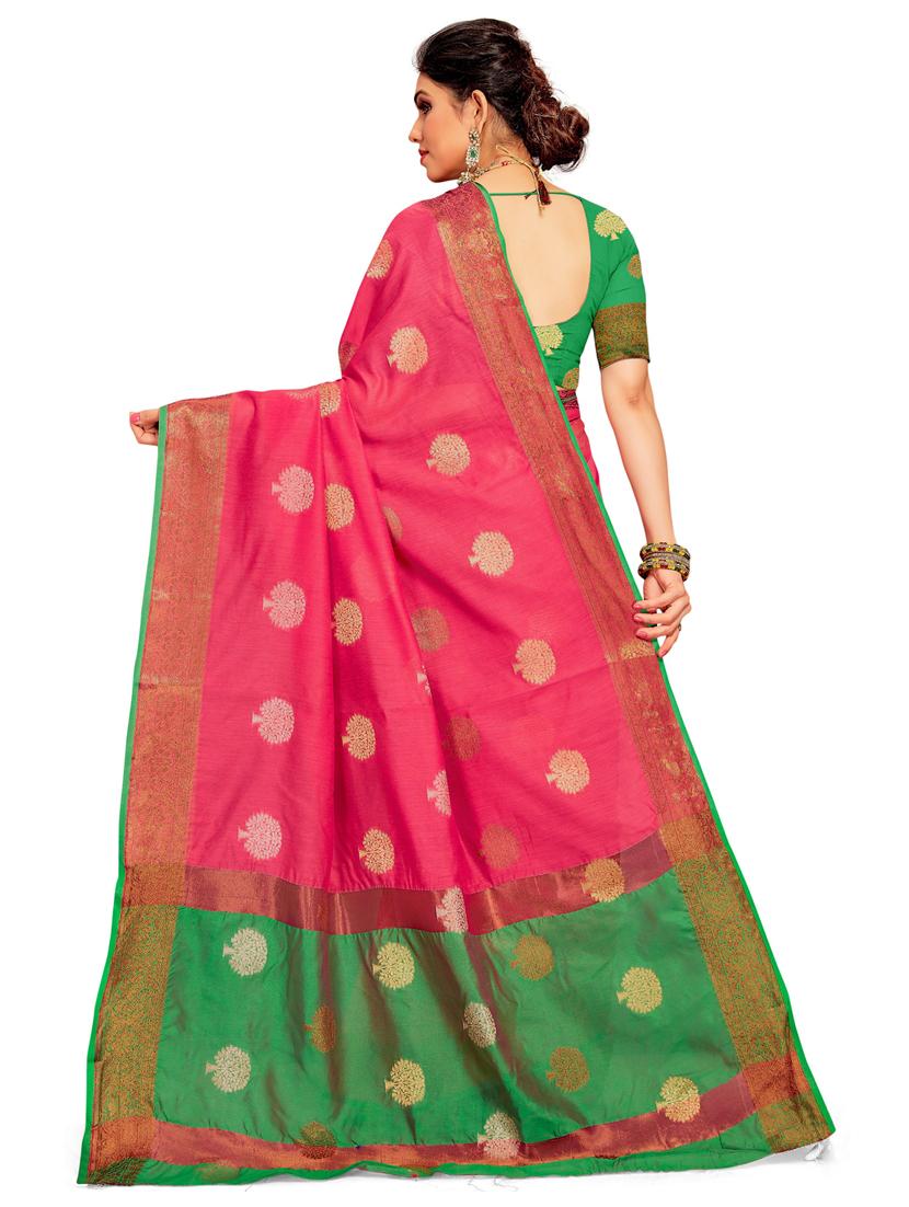 women self design banarasi saree with blouse - 21318176 - Standard Image - 1