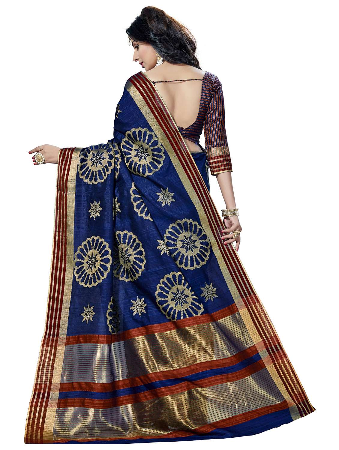 women self design banarasi saree with blouse - 21318683 -  Standard Image - 1